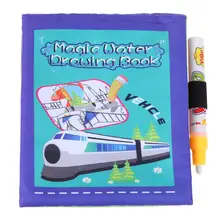 

Coloring Magic Water Drawing Book with Pen Cartoon Vehicle Painting Doodle Book Baby Kids Educational Drawing Toys Children Gif