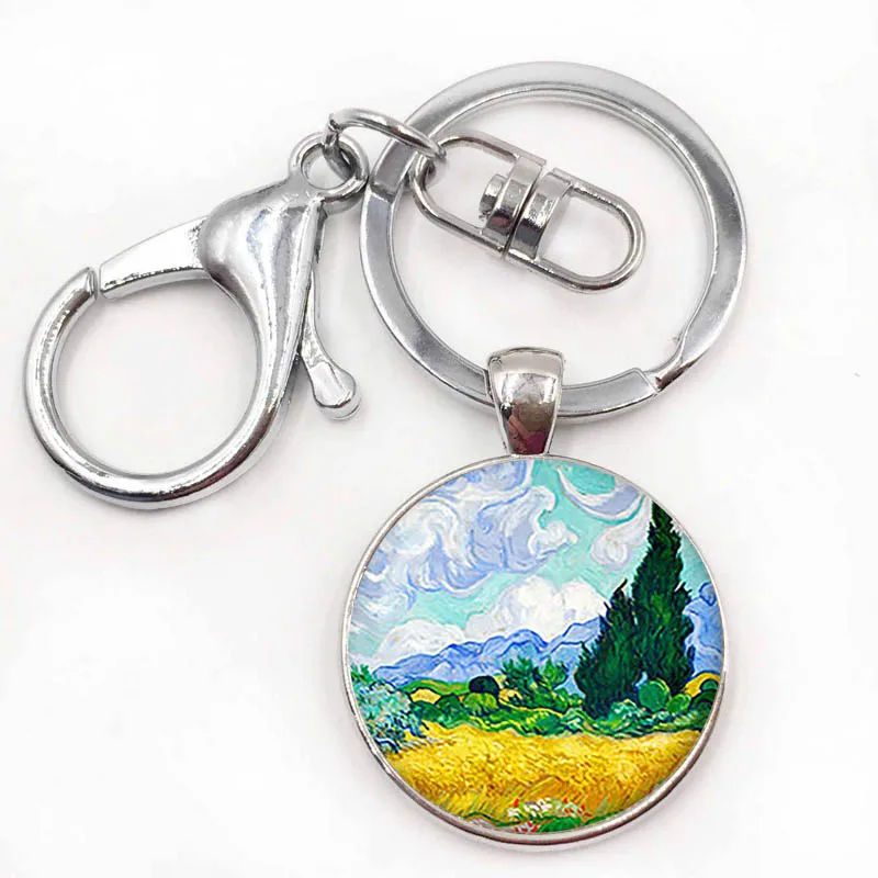 10silver keychain.