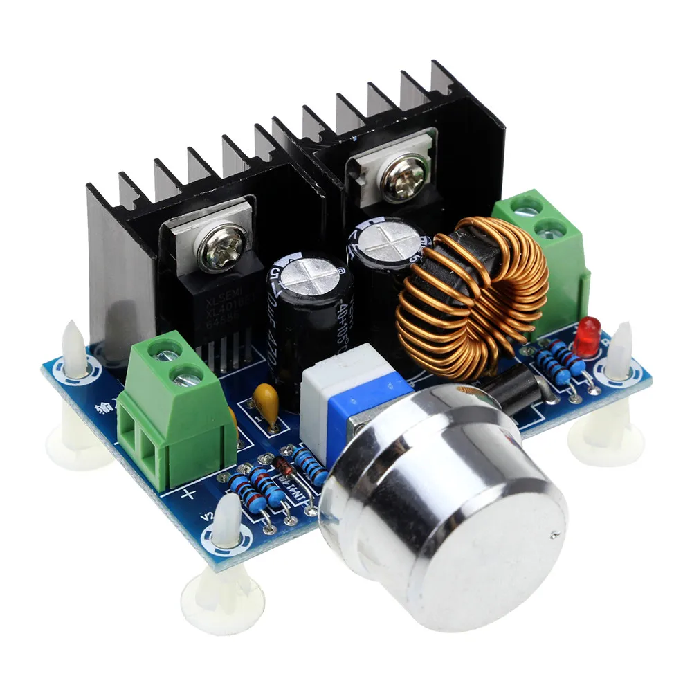 

XL4016E1 High Power DC Voltage Regulator DC-DC XH-M401 Buck Module with Maximum 8A Tire Voltage Regulator