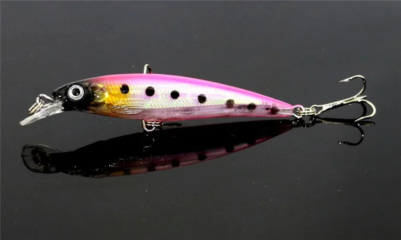 1x 8.5cm 7.4g Hard Plastic Steel Bone Minnow Isca Artificial Fishing Lure Swim Bait Fake Lures Sea Fishing Tackle Fast Shipping (5)
