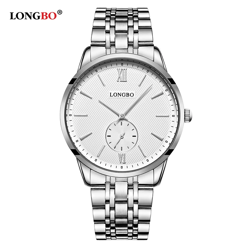 Бренд LONGBO Reloj Hombre Mujer Lover часы повседневные мужские и женские водонепроницаемые из
