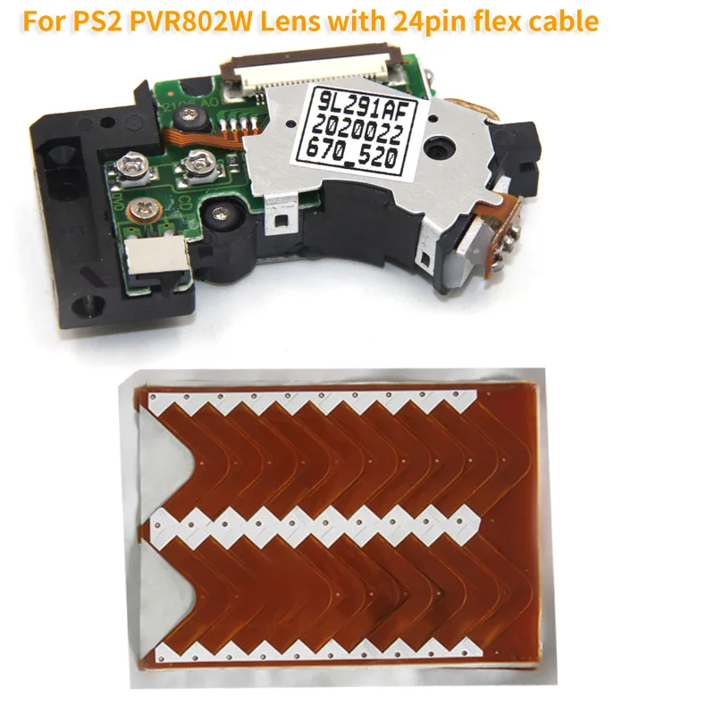 2 шт./лот лазерный объектив для PS2 Console 7 XXXX 9XXX 79XXX 77XXX с гибким ленточным