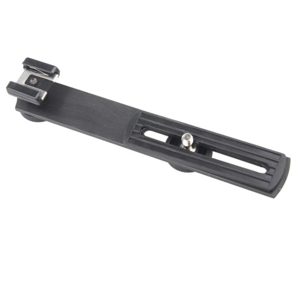 

Photographic Equipment Metal External Flash Double-Head Bracket Crossbar Brackets Tripod Pan/Tilt Plate Fill Light Bracket
