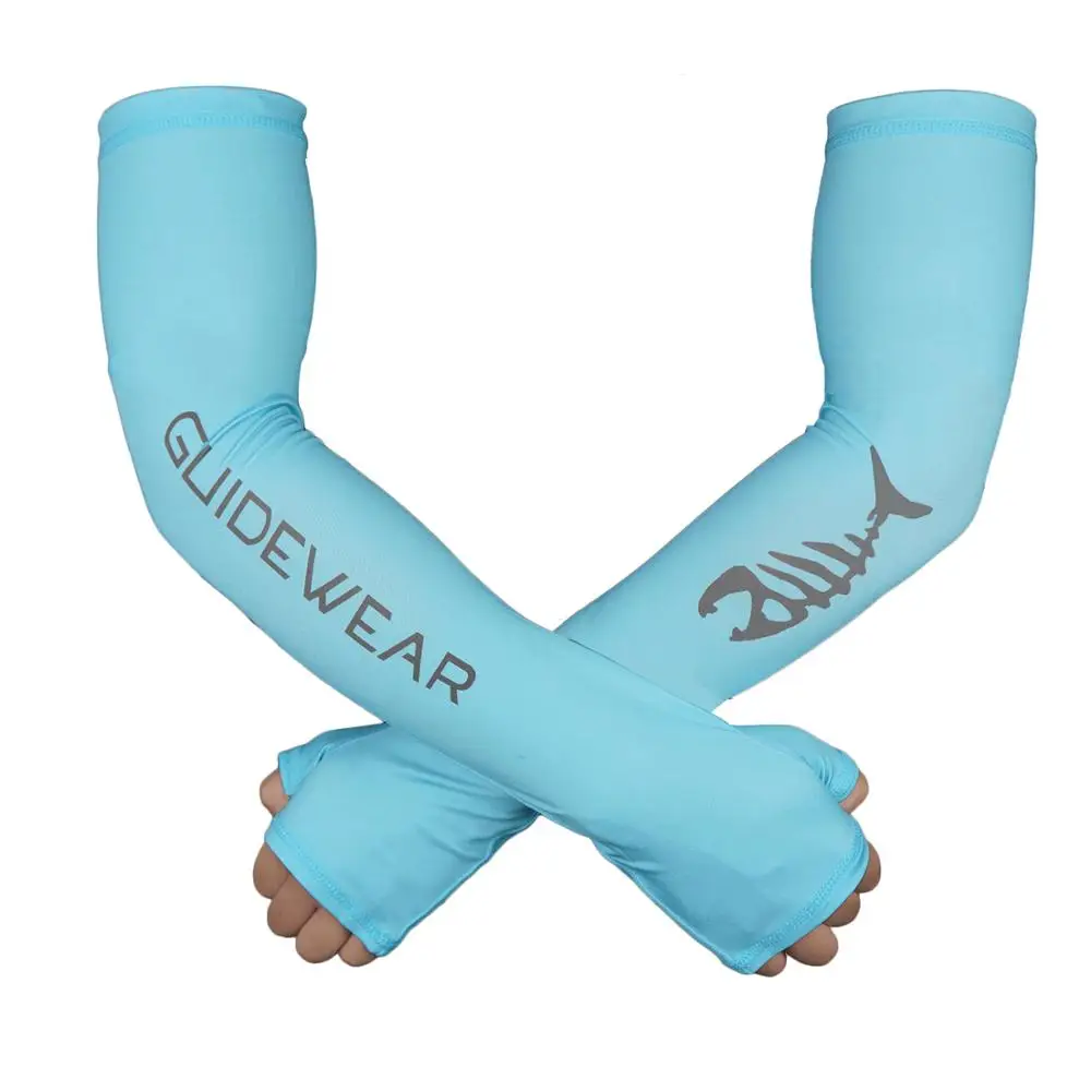 

Riverruns 1 Pair UV Sun Protection Arm Sleeves Cooling In Summer Arm For Men & Women