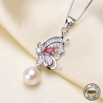 

Special Offer 925 Sterling Silver Pearl Pendant Necklace Pendant Findings Jewelry Parts Fittings Women Accessories