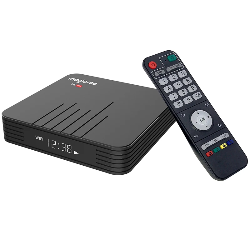 Magicsee N5 Max 4GB 32GB tv Box Android 9,0 двухдиапазонный Wifi 2,4G/5G Bluetooth медиаплеер 1000M LAN USB 3,0 Smart Mini PC