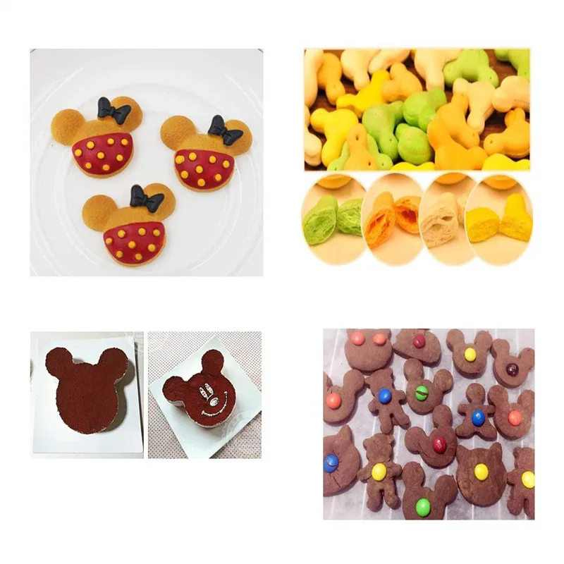 Stainless Steel Cookie Cutters Lovely Cartoon Animal DIY Baking Tools Fruit Fondant Mold Decorating Biscuit Cake Mould