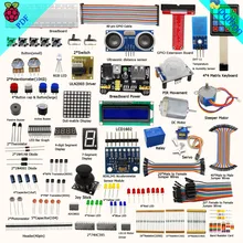 Adeept Free Shipping New Ultimate Starter Learning Kit for Raspberry Pi 3 2 Model B/B+ Python Book headphones diy diykit