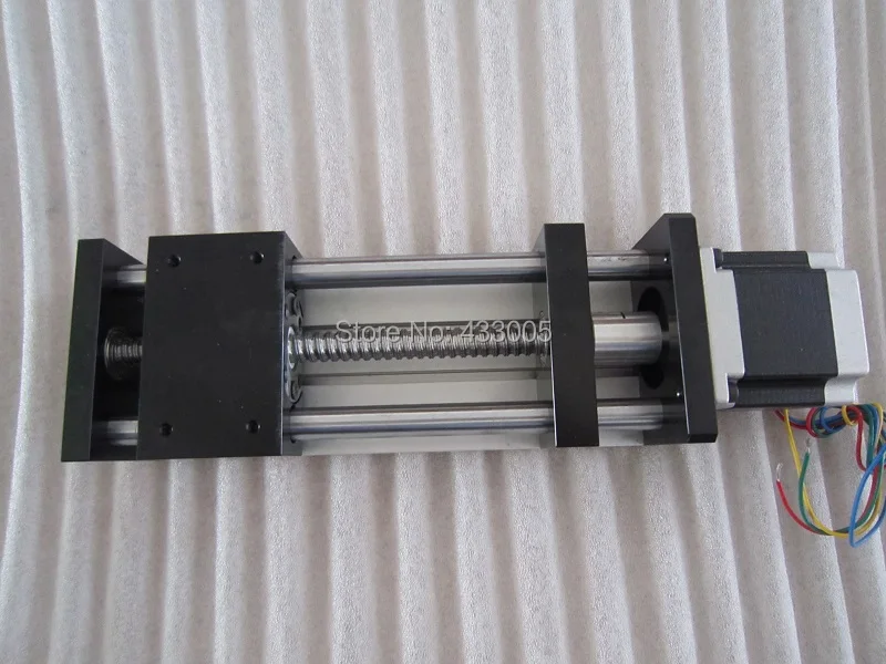 

CNC GGP 1610 ballscrew Sliding Table effective stroke 100mm Guide Rail XYZ axis Linear motion+1pc nema 23 stepper motor