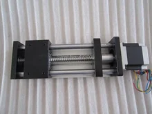 CNC GGP 1610 ballscrew Sliding Tabela curso efectivo 100mm eixo XYZ Trilho de Guia de movimento Linear + 1 pc nema 23 motor de passo