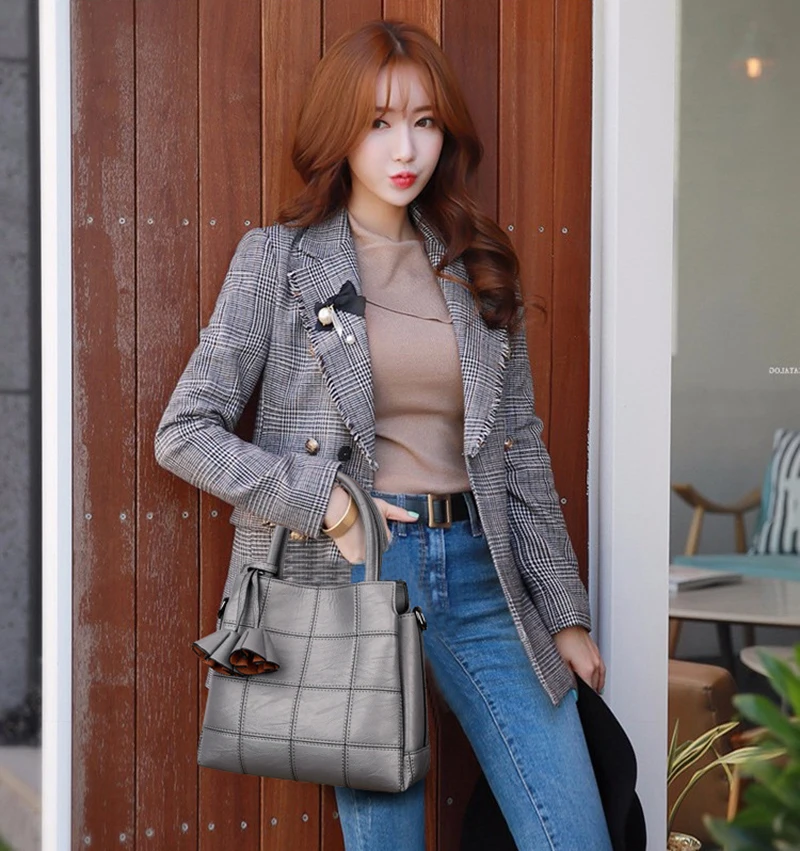 Women Handbags Fashion Pu Leather Women Shoulder Bags Ladies Hand Bags Tassel Female Handbags Large Tote Sac A Main Femme SS7103 (16)