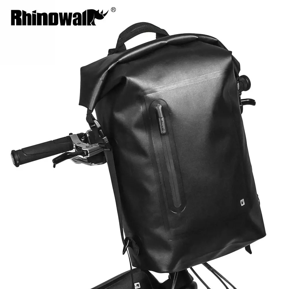 Flash Deal Rhinowalk Bicycle Bag Rainproof Large Capacity 20L MTB Road Bike Handlebar Front Bag Multifunctional Backpack Cycling Travel Bag 1