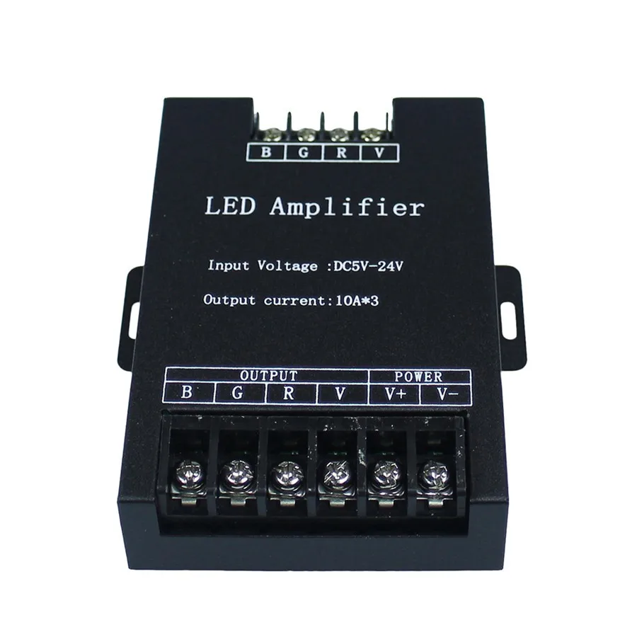 Макс 720 W усилитель DC12V 24 V 30A RGB усилитель для светодиодной гирлянды DC12-24V для 5050) Светодиодная лента с usb-питанием усилитель сигнала