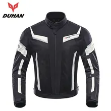 DUHAN Motorcycle Jacket Men Pants Moto Summer Protective Motorcycle Suit Mesh Moto Racing Jackets Clothing Motorbiker Blouson