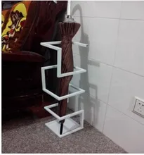 Iron Umbrella Stand Umbrella bucket compartment barrel iron mesh trash barrel hotels glove with spot wholesale