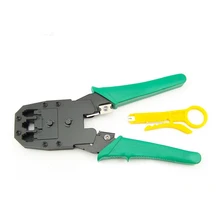 1 unids Línea Telefónica de Alambre Arrugador Del Cable 4 P/6 P/8 P Portátil de Red Ethernet Alicates Que Prensan Herramienta de Mano del cortador