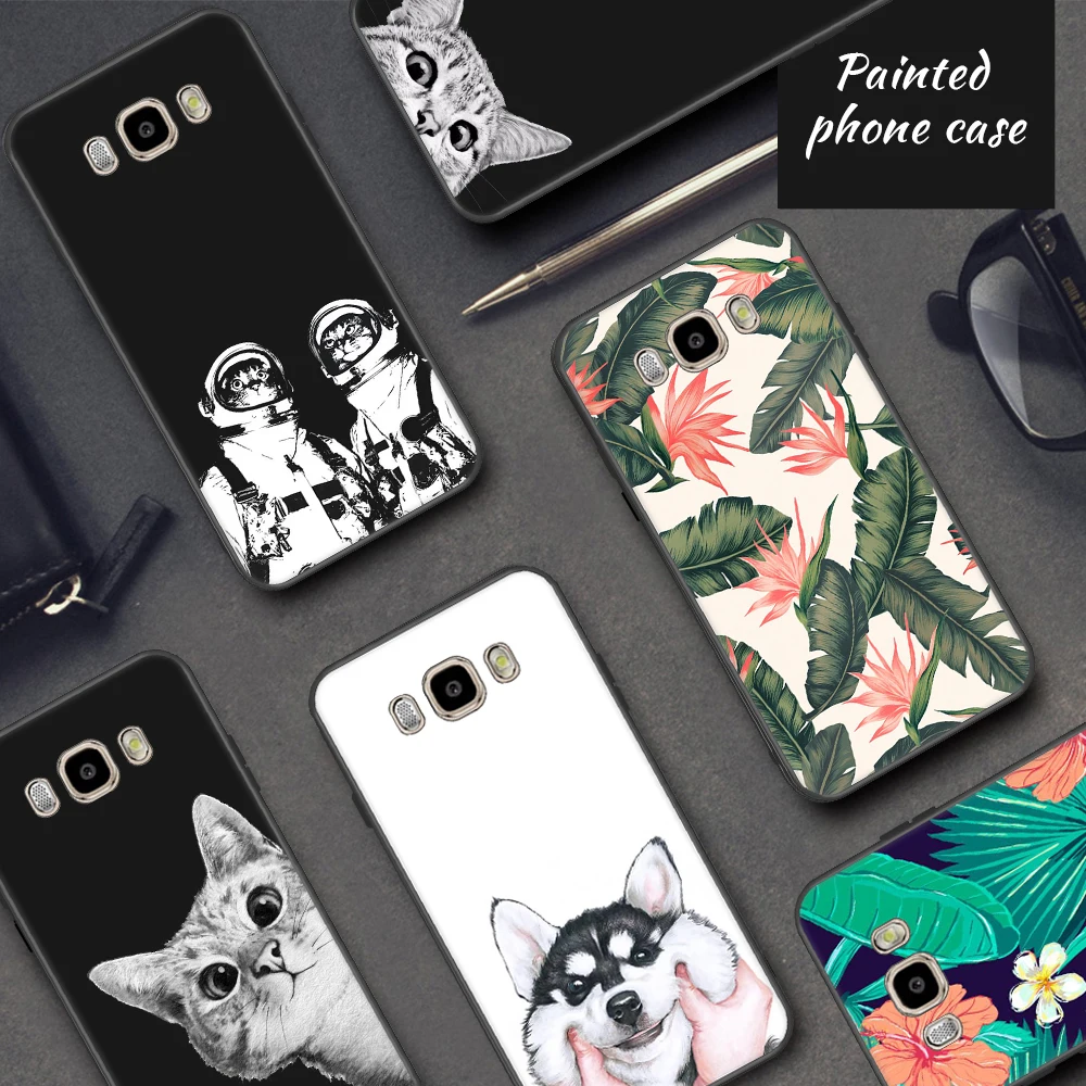 Cute Animal Pattern Case For Samsung Galaxy J7 J5 J4 J3 J6 Pro 2018 2016 S8 S9 Plus J530 J730 J330 2017 TPU Cover Cases |