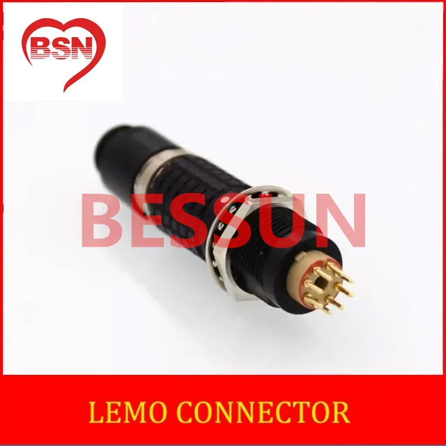 Черное хромированное покрытие соединитель LEMO FGG/EGG.2B 308 8 контактный разъем