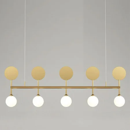 

Contracted sitting room dining-room of postmodernism designer lighting copper chandelier Nordic hotel cafe example room