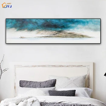 

Newest Chinese Painting Picture Canvas Wall Art Hand Painted Modern Abstract Oil Painting for Bedroom Home Decor No Frame FCS014