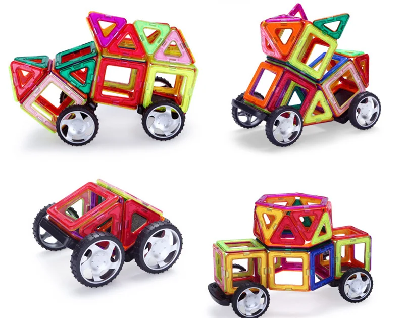 19-125 шт. большой размер магнитные строительные блоки конструктор Магнитный конструктор строительные игрушки модель игрушки для детей