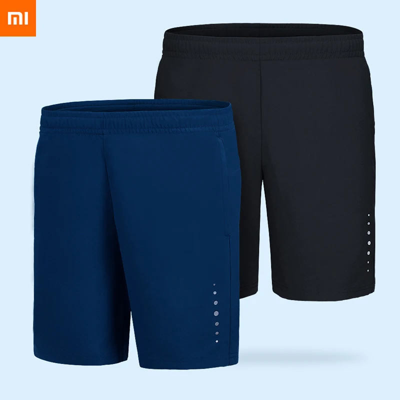 

xiaomi Men's lightweight sports shorts fast drying Reflective design breathable 3 colors for summer cool high quality