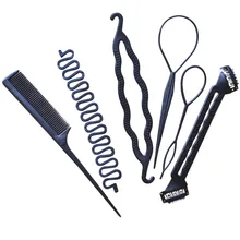 1 комплект Новая эластичная Зажимная прическа, завязанная прядь волос, прическа#0112 BB