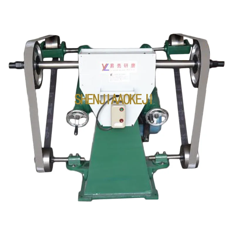 

1PC 4kw electric sand belt machine Triangle sand belt grinding polishing machine swing arm type Telescopic sandblasting machine