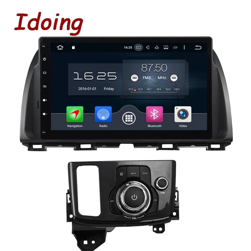 Idoing 10 1 &quotРуль 4/8 Core 2G + 16G/32G 2Din для Mazda CX 5 ATENZA Android6.0/7 автомобиль радио gps аудио Wi Fi