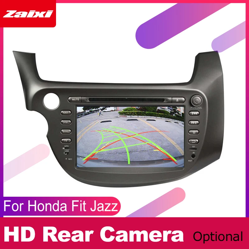 ZaiXi 2 DIN Автомобильный dvd-плеер gps-навигатор для Honda Fit Jazz 2007~ автомобильное мультимедиа андроид экран системы радио стерео
