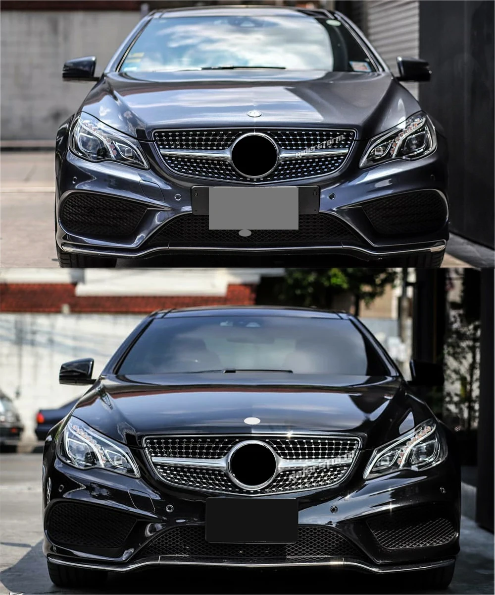 W207 GT Grill C207 GT Вертикальная решетка для Mercedes Benz E Coupe подтяжка лица передний бампер СПОРТ 2009-2013 E200 E320 E350 E400 бампер