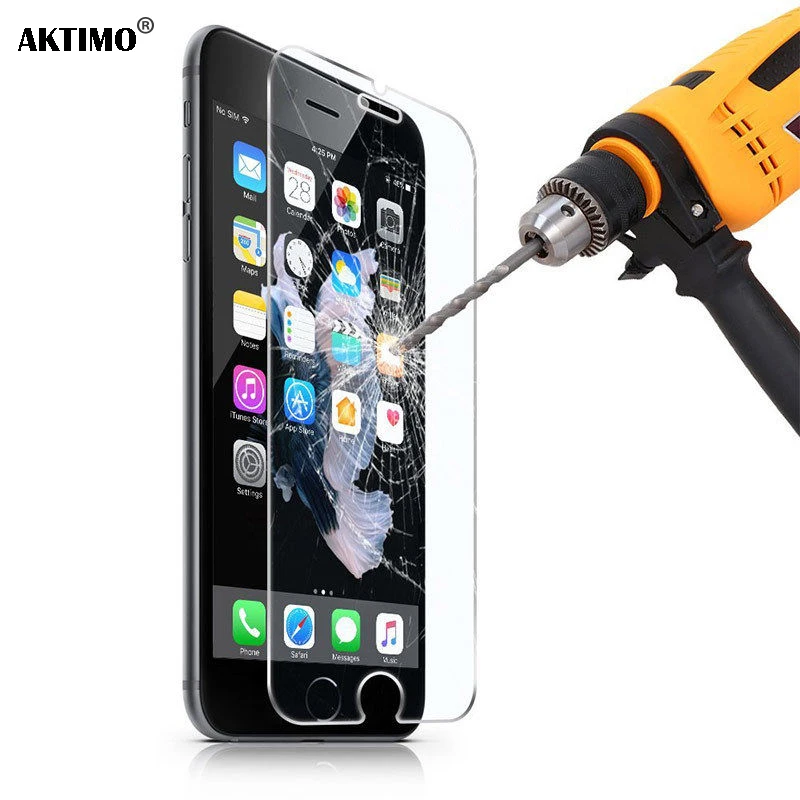 0 26 мм 9H защитное закаленное стекло для iPhone X 10 8 7 6 6S Plus 5S SE 5C 5 4|tempered glass film|screen