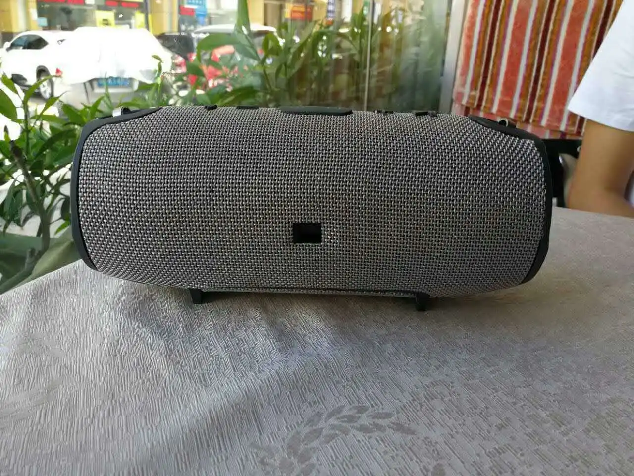 1+ 1 беспроводной громкоговоритель Bluetooth Bass cannon динамик на открытом воздухе портативный Водонепроницаемый Аудио для воспроизведения музыки