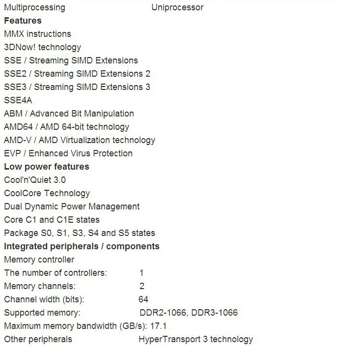 Процессор AMD Athlon II X2 250 3,0 ГГц AM3 938-pin 65 Вт Двухъядерный 2 м кэш 45 нм настольный процессор разбитые кусочки