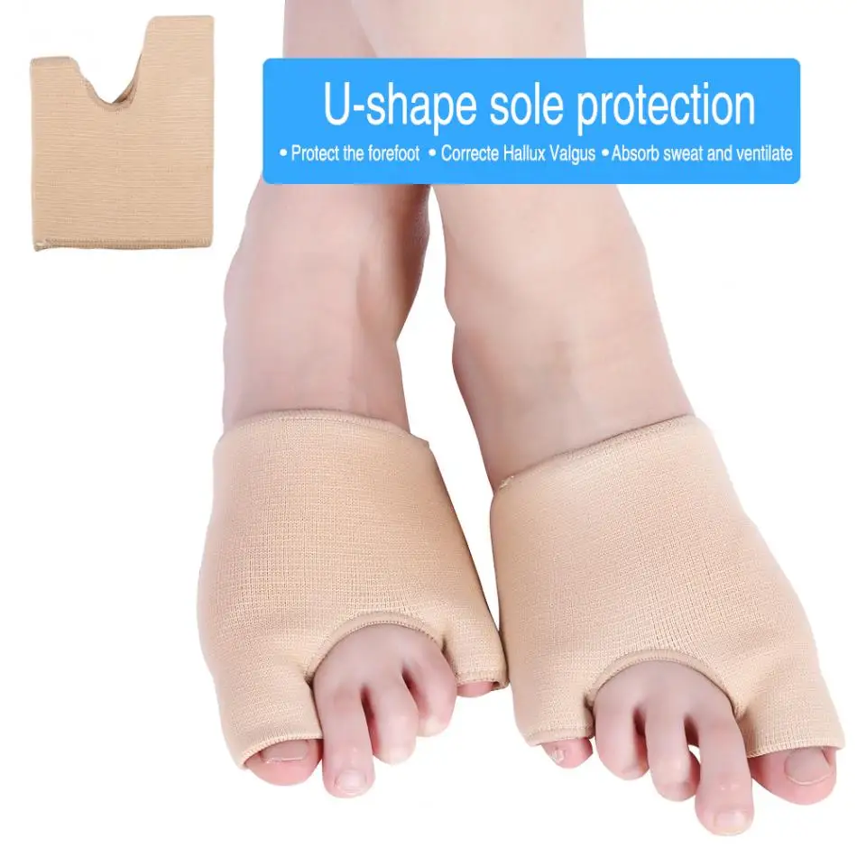 

1 Pair Big Toe Bunion Corrector Sleeves Bandage Straighteners Thumb Hallux Valgus Orthotics Pain Relief Toe Separator Feet Care