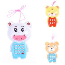 Kawaii Baby мультфильм музыка телефонные игрушки обучающая игрушка телефон подарок для детей Детские игрушки случайного цвета