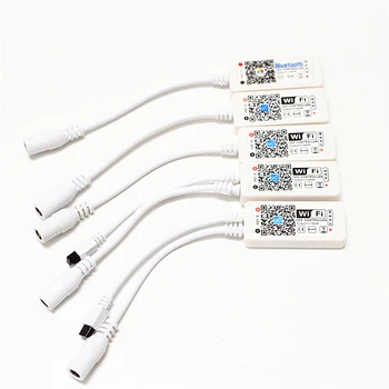 

DC 5V 12V 24V 5050 3528 RGB RGBW RGBWW LED Strip light IR Remote iOS Android Phone App Wireless Bluetooth WiFi Mini Controller
