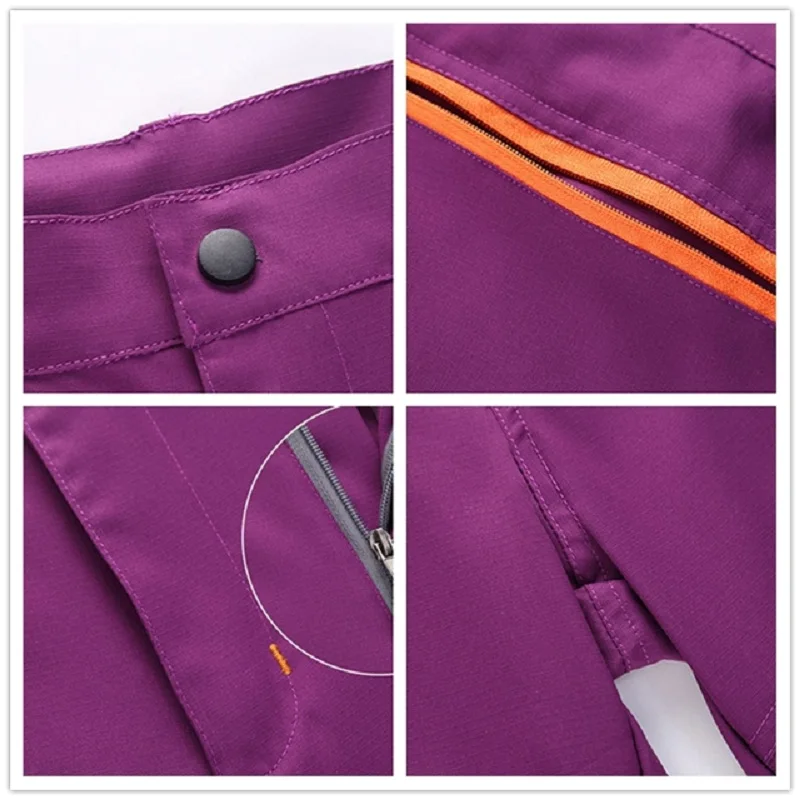 WindTaste de verano de las mujeres de secado rápido elástico Camping pantalones impermeable deporte al aire libre senderismo transpirable delgada Mujer Pantalones KA034