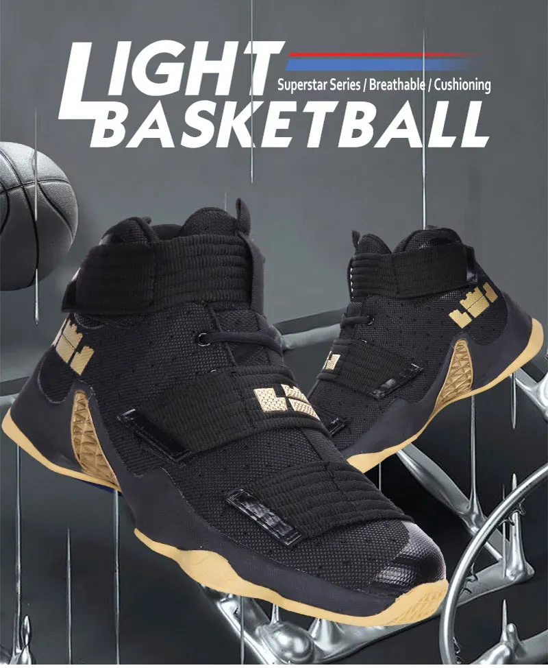 breathable damping basketball shoes (1)