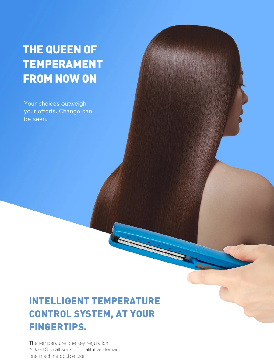 IKV Новое поступление выпрямитель для волос Выпрямитель волос щипцы инструменты для укладки волос с быстрый разогрев Термальность производительность