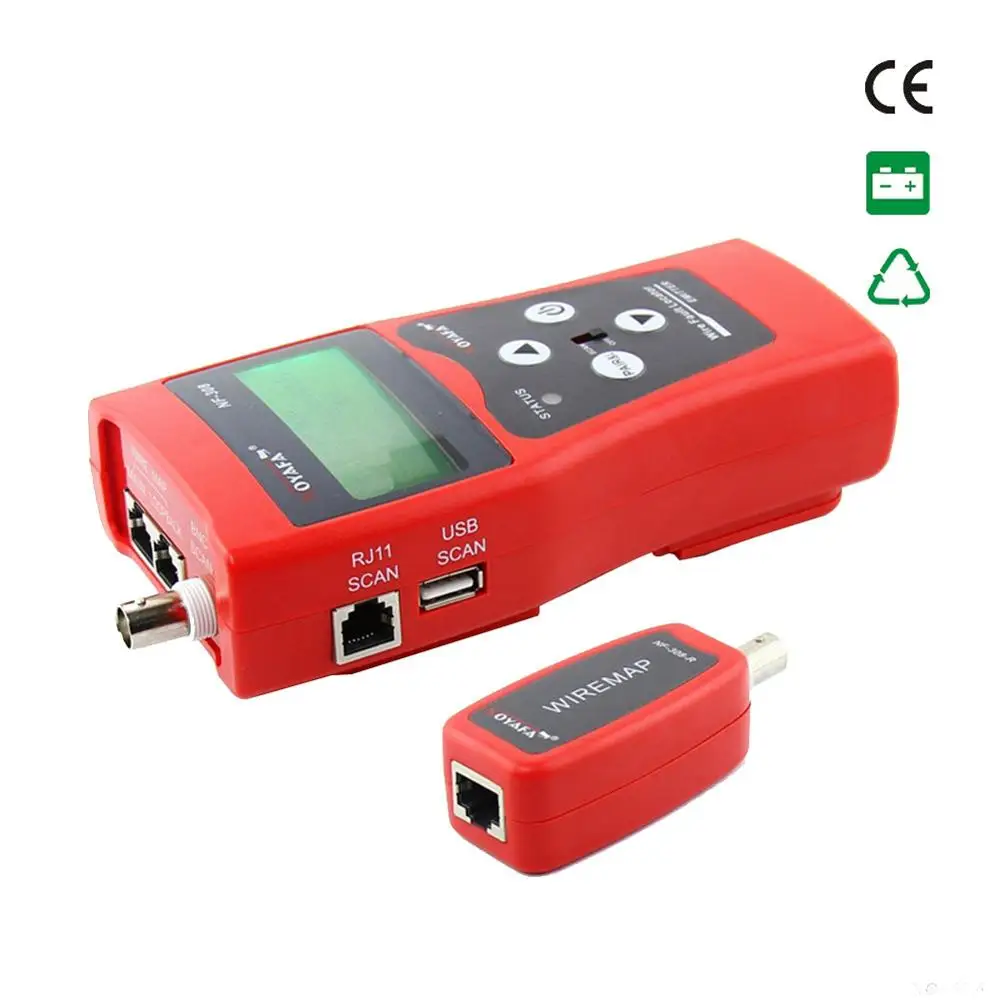 NOYAFA NF 308 провода дефектоскоп RJ45 BNC кабель трекер трассировки сети инструменты