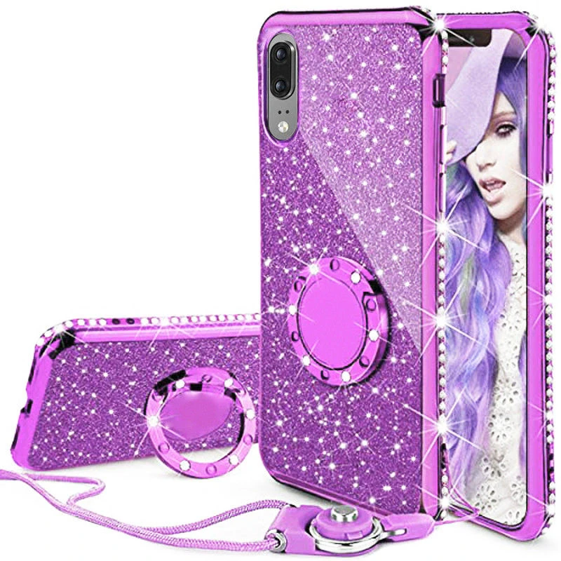 Купить Для IPhone 6 6S 7 8 X Xs Max дело Блеск Алмазный ...