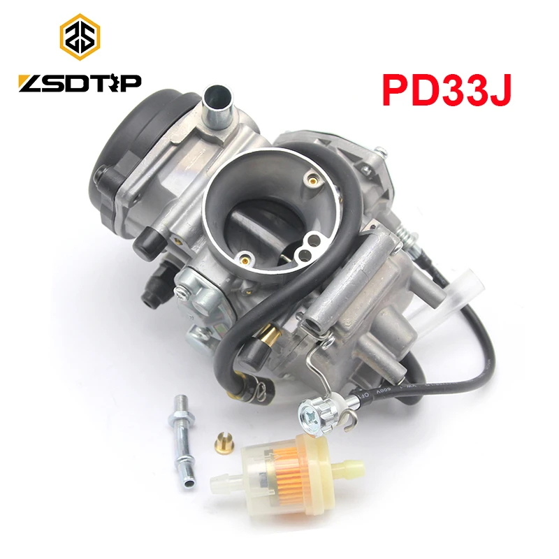 Карбюратор ZSDTRP PD33J 33 мм 400cc для Wolverine 350 YFM350 YFM400 Baja дикой природы большой Медведь 400