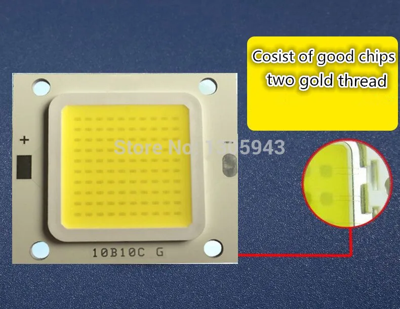 20 шт./лот COB 4640 реальные 50 Вт 1500MA 6000LM 32V постоянного тока потолочный светильник светодиодный светильник бусины теплый холодный белый высокой мощности Хорошее качество для уличный светильник s