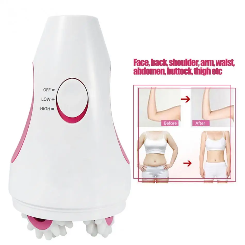 Dispositivo de Vibração do Corpo Máquina de Queima de Gordura Elétrica Beleza Rosto Magro & Heat Terapia Perder Peso Anti Celulite Rolo Massageador 3d 10 3D Elétrica Beleza Rosto Dispositivo de Vibração