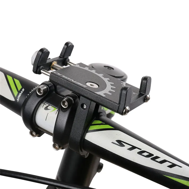  2019 neue Aluminium Legierung Fahrrad Telefon Halter Bike Lenker Clip Stehen GPS Halterung Dropship