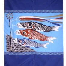 Принимаются индивидуальные заявки) Корея/Япония/Китай суши ресторан кухня висячие двери ткань занавес карп(85x140 см