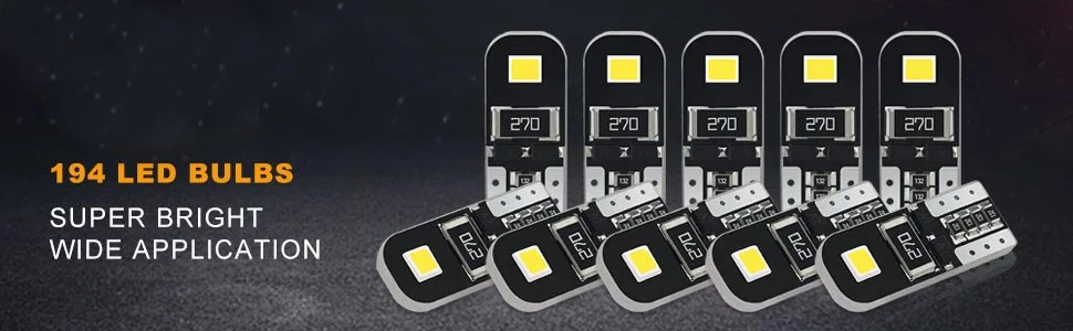 10 шт. W5W T10 светодиодный светильник Canbus 2835 SMD светодиодный светильник для чтения карт салона автомобиля для Honda Accord 2003 2007 CRV 2008 Civic 2006 2011