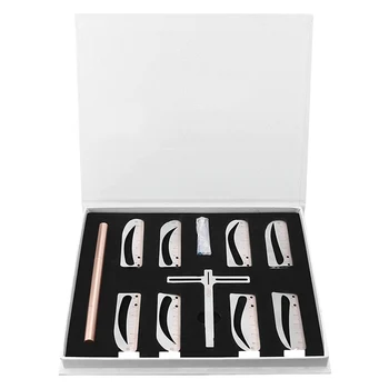 

Shaping Grooming 4 Microblading Eyebrow Stencil Template Permanent Makeup Brow Stencils Reusable Design