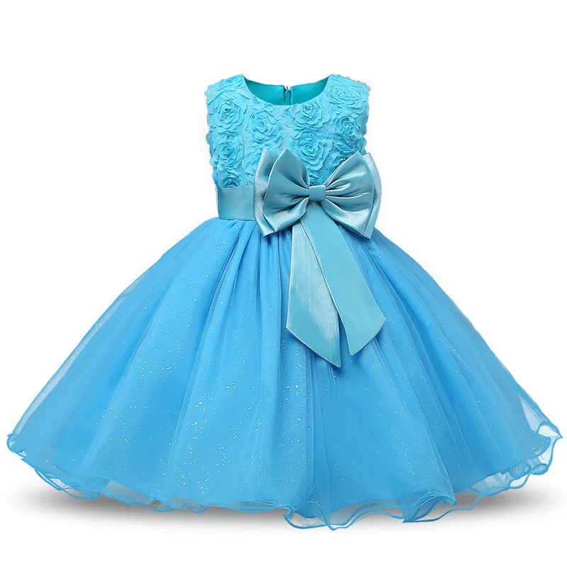 Платье для маленьких девочек, Летнее Детское платье для крещения г. Детские платья для первого дня рождения для девочек, vestido infantil Robe Baby Fille - Цвет: As Photo